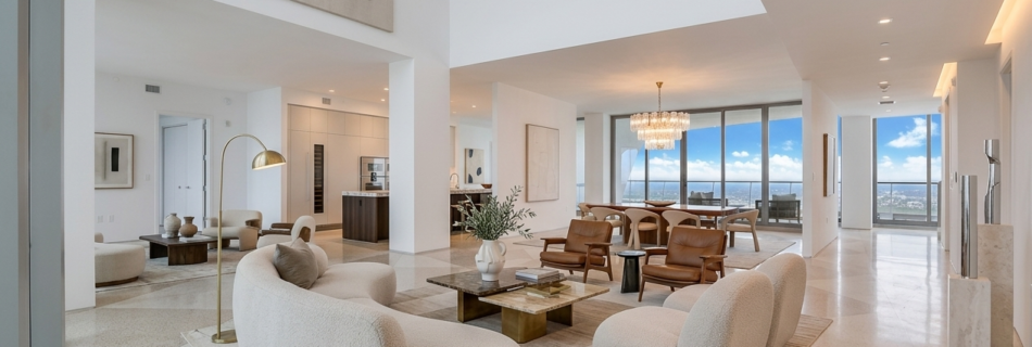 Jade Signature Penthouse Sunny Isles Beach Staged