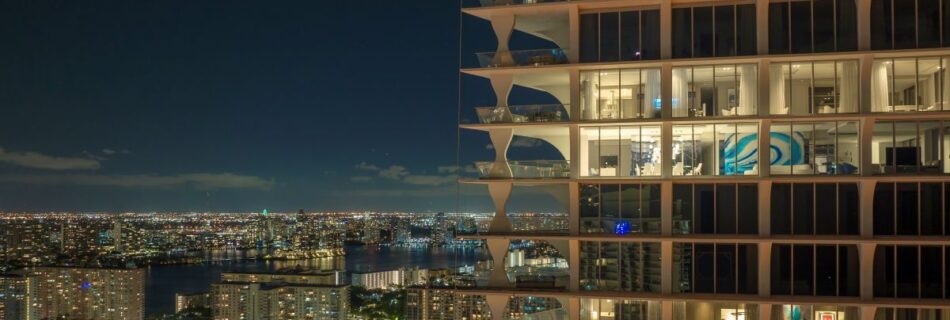 Jade Signature Nightime Architecture