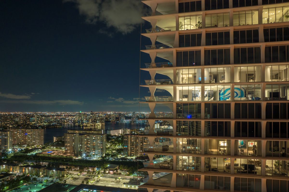 Jade Signature Nightime Architecture